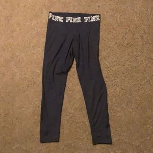 Pink ultimate leggings size Lg grey space dye color